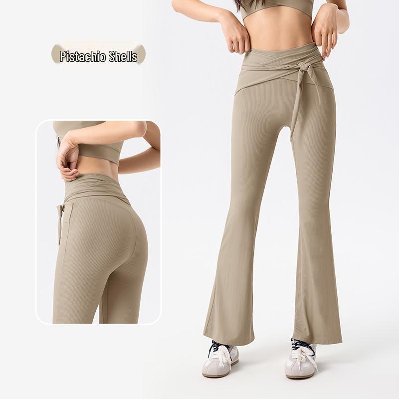 High-Waisted Butt-Lifting Flare Yoga Pants for Women
