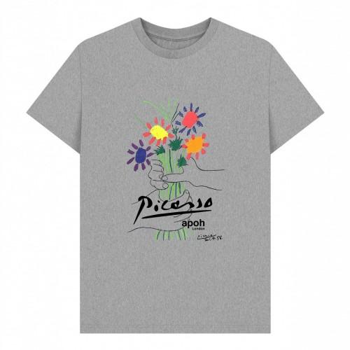 Apoh Unisex Adult Flowers Picasso Heather T-Shirt