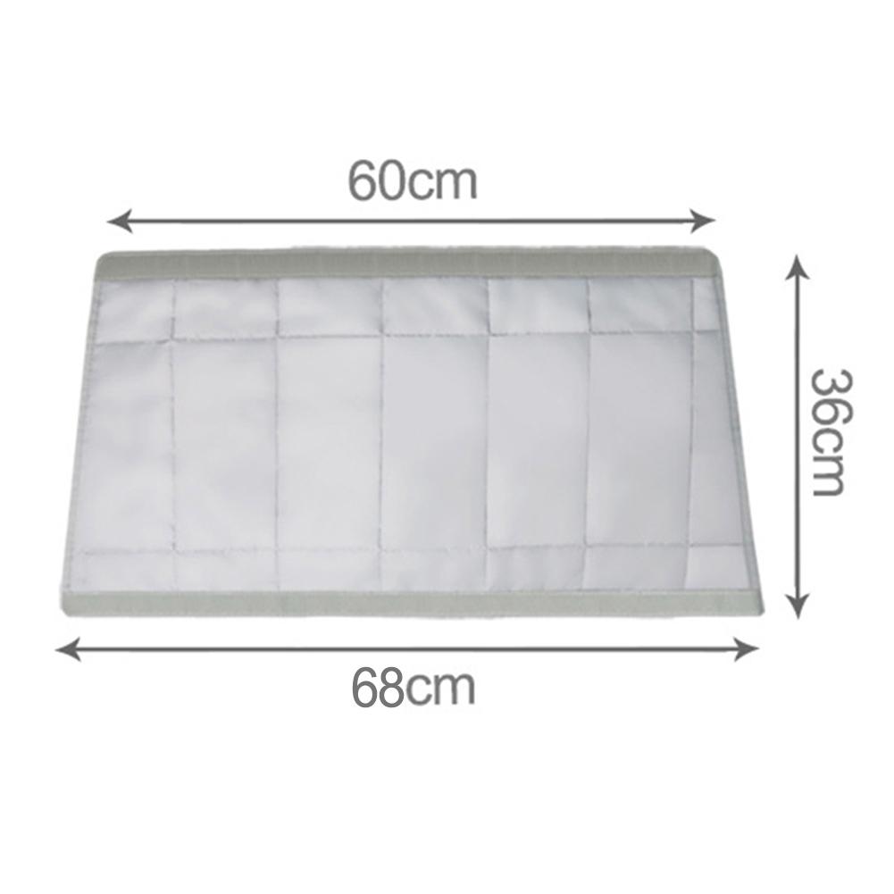 Home Cooling Setup White Protective Cover Sleeve Easy Installation AC Cover Duct Portable AC Cover Easy Installation Design