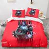 Game Valorant Neon Bedding Set Boys Girls Twin Queen Size Duvet Cover Pillowcase Bed Kids Adult Fashion Home Textileextile