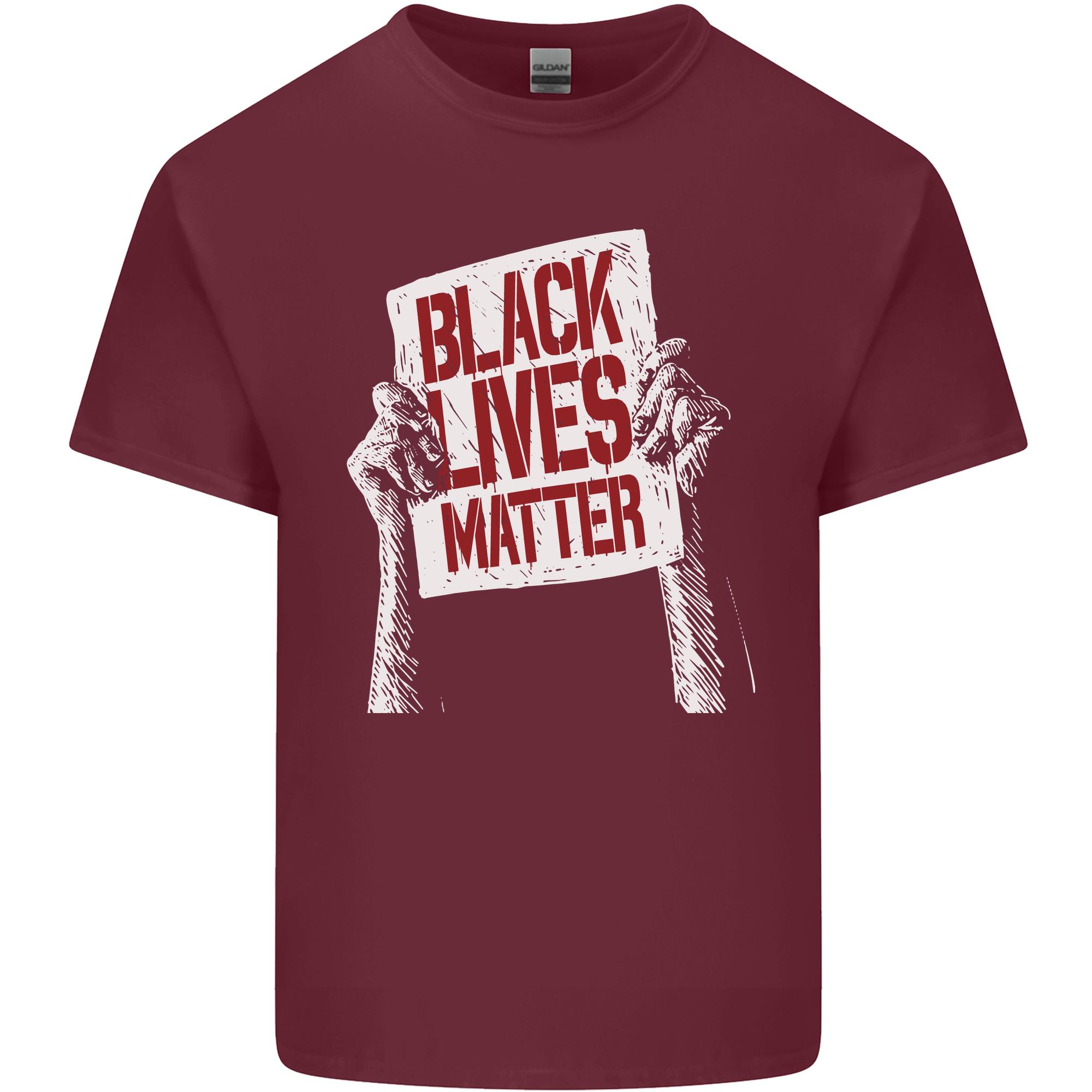 Black Lives Matter Racial Equality Sign Unisexs Light Cotton TShirt S