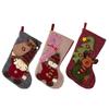 Holiday Stocking Reusable Decorative Sock for Gift Storage Sturdy Materials Christmas Decoration Simple Installation