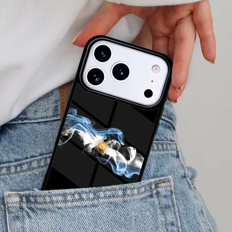 Argentina Flag Phone Case for iPhone 16e 15 14 13 12 17 Pro Max Plus Air 17pro Cover Coque