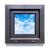 Janela Antracite PVC Standard Basculante 50X50 500X500 Duplo Vidro Nova Basculante