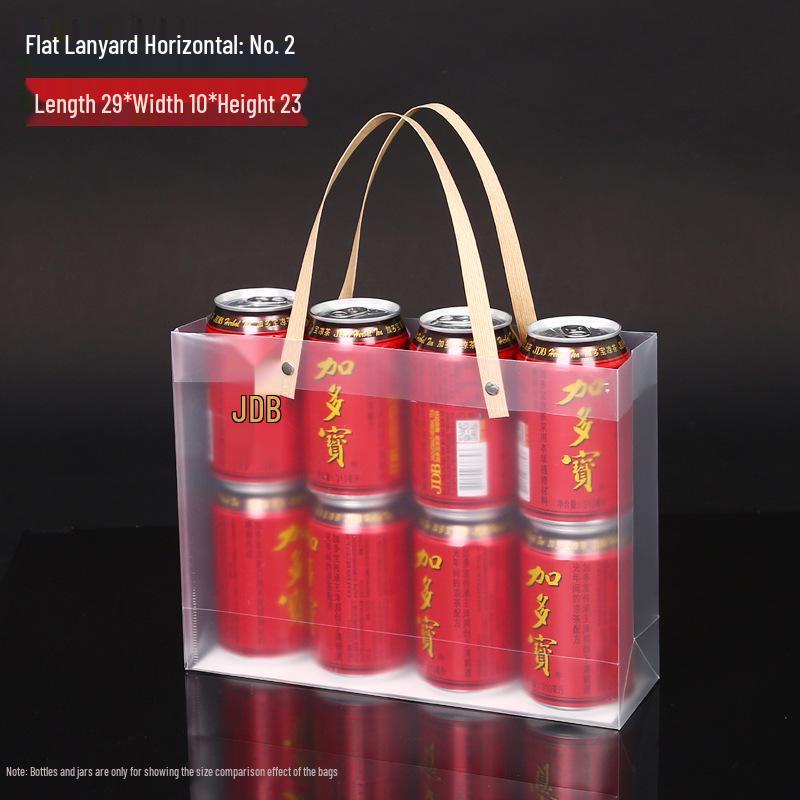 PP Transparent Frosted PVC Teacher's Day/Wedding Gift Tote Bag