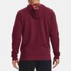 Under Armour Rival Warm Fleece Zip Hoodie Men Hoodies Red 1366424-626
