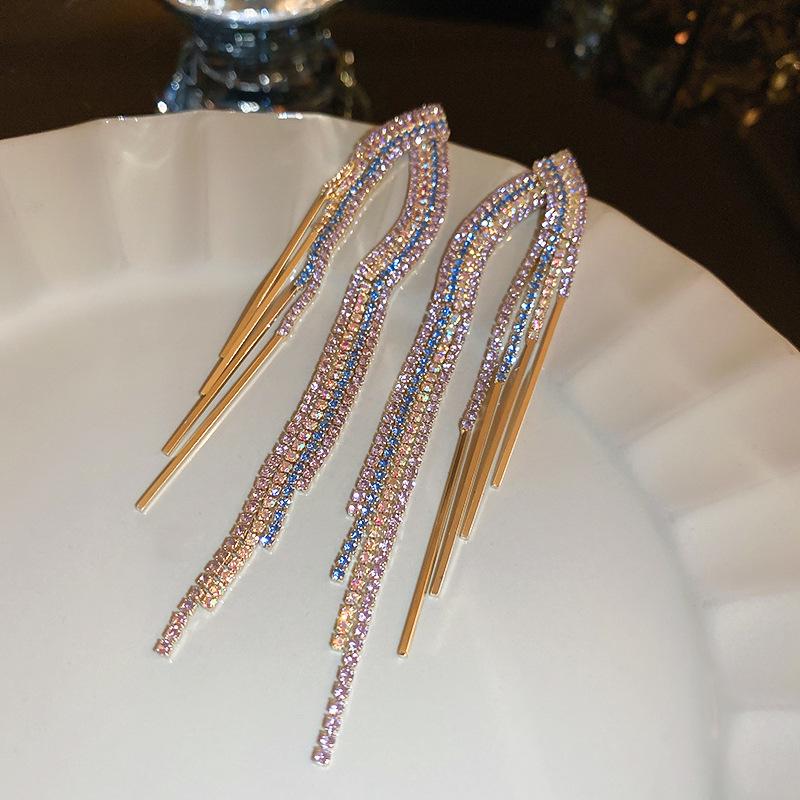 

Элегантные серьги-кисточки со стразами – Модный европейский и американский стиль для женщин