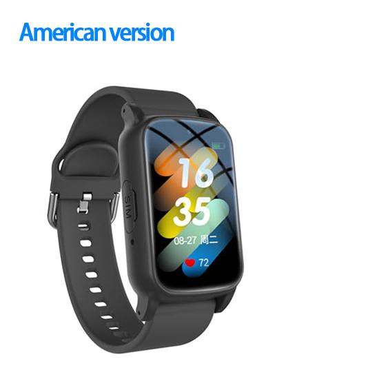 Smartwatch Personal Mayores Con Detección De Alerta De Caída Y Seguimiento De Ubicación Por GPS SOS Botón De Alarma De Emergencia Videollamada