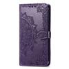 For Motorola Edge 30 Neo 5G/Edge 30 Lite 5G Wallet Stand Phone Cover Embossed Mandala Pattern PU Leather Flip Phone Case