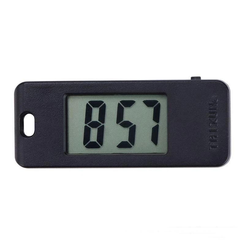Mini Electronic Clock Keychain Digital Led Time Display Student Rectangle Watch Portable Wall Clock Keyring For Bag Backpack