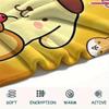 1PC Pompompurin Print Flannel Blanket, High quality All Seasons, Home Decor, Warmth and Comfort, Perfect for Christmas Gifts