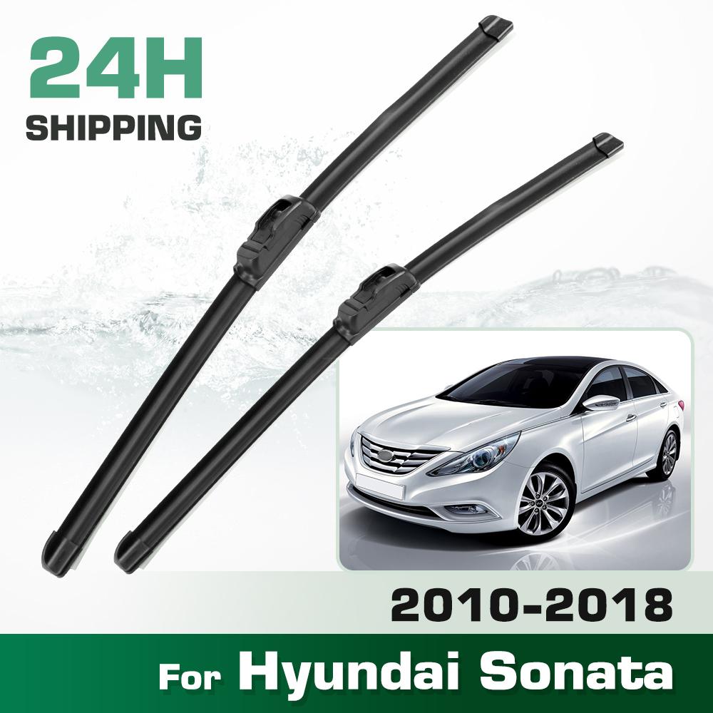 For Hyundai Sonata YF LF 2010-2018 2011 2012 2013 2014 2015 Wiper Front Wiper Blades Windshield Windscreen Window Brush 26"+18