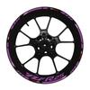 Motorcycle Wheel Stickers For Yamaha YZF R25 2022 2023 Rim Set 17" Wheel Hub