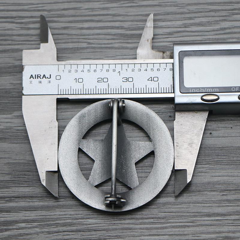 Distintivo de metal, distintivo de Ranger dos EUA, distintivo de habilidade, adereços de cinema e televisão