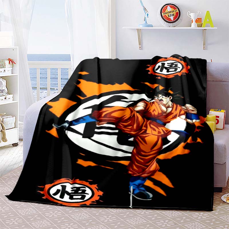 

A Dragon Ball-themed Anime Blanket Is Perfect for Naps, Sofas, Living Rooms, Offices, Bedrooms, and Other Similar Spaces. 75x90cm