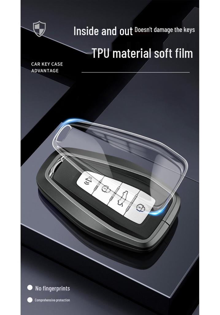Compatible with Geely Emgrand Key Case: Xingrui, Bin Yue, Xing Yue, L Vision, Icon, Bin Rui, Cool, Boyue, Borui.