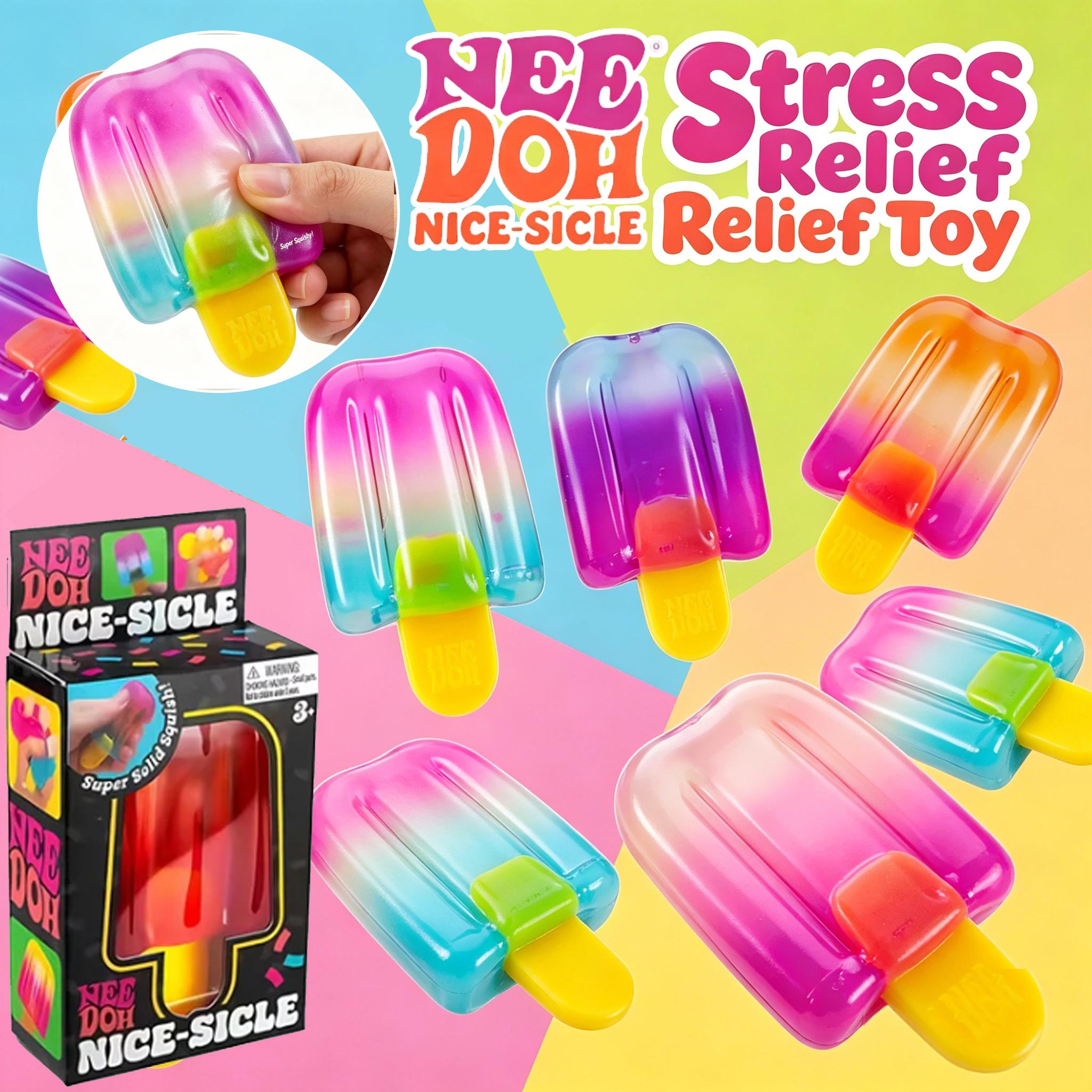 Topmix Schylling Needoh Popsicle Blind Box Cube Sensory Stress Relief Squishy Cube Anti-Anxiety Squeeze Object For Birthday Gift Toy