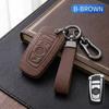 Leather Car Key Fob Cover For BMW 1 2 3 4 5 67 Series F20 F30 F10 F01 X1 X3 X4 X5 X6 M3 M4 M5 M6 F48 F25 F15 E89 Key Case Holder