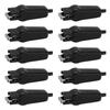 10pcs Battery Clamps 20A Large Opening Strong Bite Force Electric Wire Clips Connectors for Electrical DevicesBlack