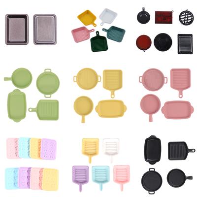 Dollhouse 1/12 Miniature Accessories Mini Plate Dollhouse Miniature Baking Tray For Doll House Decoration For Kids Adults Children's Birthday Gift