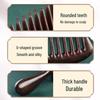 Pettine a Denti Larghi in Sandalo Meixi Muxi per Donne - Pettine Naturale in Legno per Capelli Lunghi e Regali