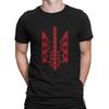 Ukrainian Trident Vyshivanka Embroidered Trizub Vyshyvanka Tshirt Unisex Tops Vintage Summer Streetwear T Shirt