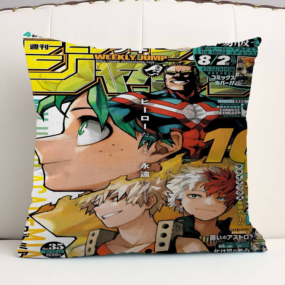 Anime B-Bakugo Katsuki Dekorativní Estetika Místnosti Povlak na Polštář Domácí Dekorace Ložnice Pohovka Postel Pohovka Potah na Polštář 45x45