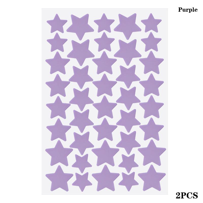 72/80 Pièces Coloré Mignon Étoile Forme de Cœur Autocollant Traitement Acné Invisible Couvre Acné Patch Bouton Soin de la Peau