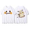 Miniso Pokémon Anime Süßes Mimikyu Aufdruck T-Shirt Heißer Verkauf Sommer Neu Damen Herren Locker Lässig Trend Vielseitig Kurzärmlig