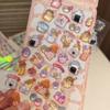 Cute Animals Ghost Drop 3d Relief Sticker Scrapbooking Diy Diary Decor Stationery Sticker Aesthetic Stickers Anime Peripheral