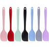 Silicone Kitchen Utensils Set: Ladle, Spatula, Scraper, Turner, Oil & Basting Brushes, Whisk, Tongs