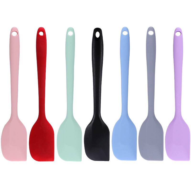 Silicone Kitchen Utensils Set: Ladle, Spatula, Scraper, Turner, Oil & Basting Brushes, Whisk, Tongs