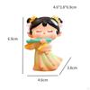 Chinese Girl Figurine Decorative Sculpture for Home and Office
