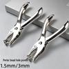 Multi-Function Stainless Steel Hole Punch Pliers for Office and Student Use