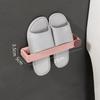 Bathroom Slipper Holder Wall Mounted Storage Rack Slipper Shoes Shelf One Piece Shoe Rack Space Saving Shelf Bathroom Hanging