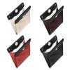 Car Trash Bin With LED Leather Waterproof Garbage Bag Back Seat Hanging Leather Storage Pocket Car Organize Interior Accessories
