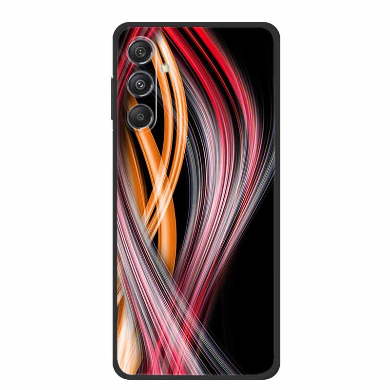 Funda For Samsung A17 Back Cover Case Fashion Black Silicone TPU Soft Phone Case For Samsung Galaxy A17 2025 Case A 17 Coque Bag