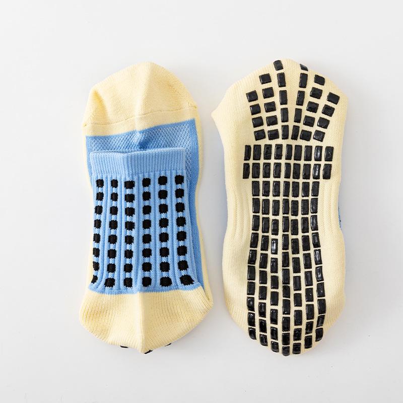 Unisex rutschfeste Sportsocken bis zur Wade mit Gel-Grip & gepolsterter Sohle - Atmungsaktiv für Yoga & Fußball