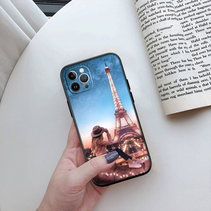 MH128 Paris Eiffel Tower Case for Samsung A06 A35 A25 A24 A15 A05S A05 M55 M35 M15 A02 A12 A13 A10 A16 A20 A30 A22 A31 A32 A33 A42 A50
