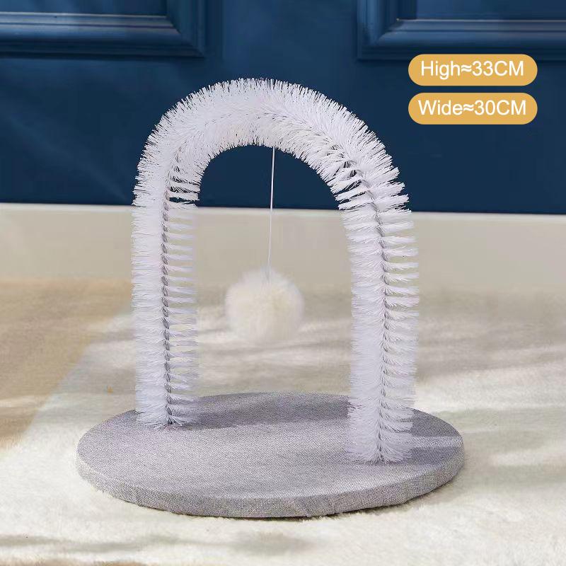 

Кошачий самогрумер, массажер, щетка для шерсти, кошачья игрушка, арка, щетка для шерсти, интерактивные игрушки для домашних кошек, кошачья когтеточка, игрушка для кошачьего груминга as the picture