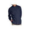 Timberland Embroidered Logo Curved Hem Long Sleeve Shirt Men shirts Dark-Blue A1SHF433