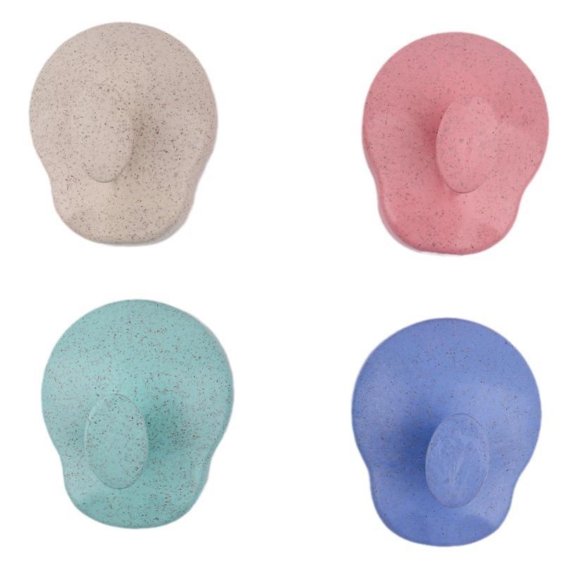 Silicone Shampoo Brush Wheat Straw Tpe Handle Massage Scalp Soft Comb Hair Washing Massage Deep Scalp Cleaning Shampoo Brush