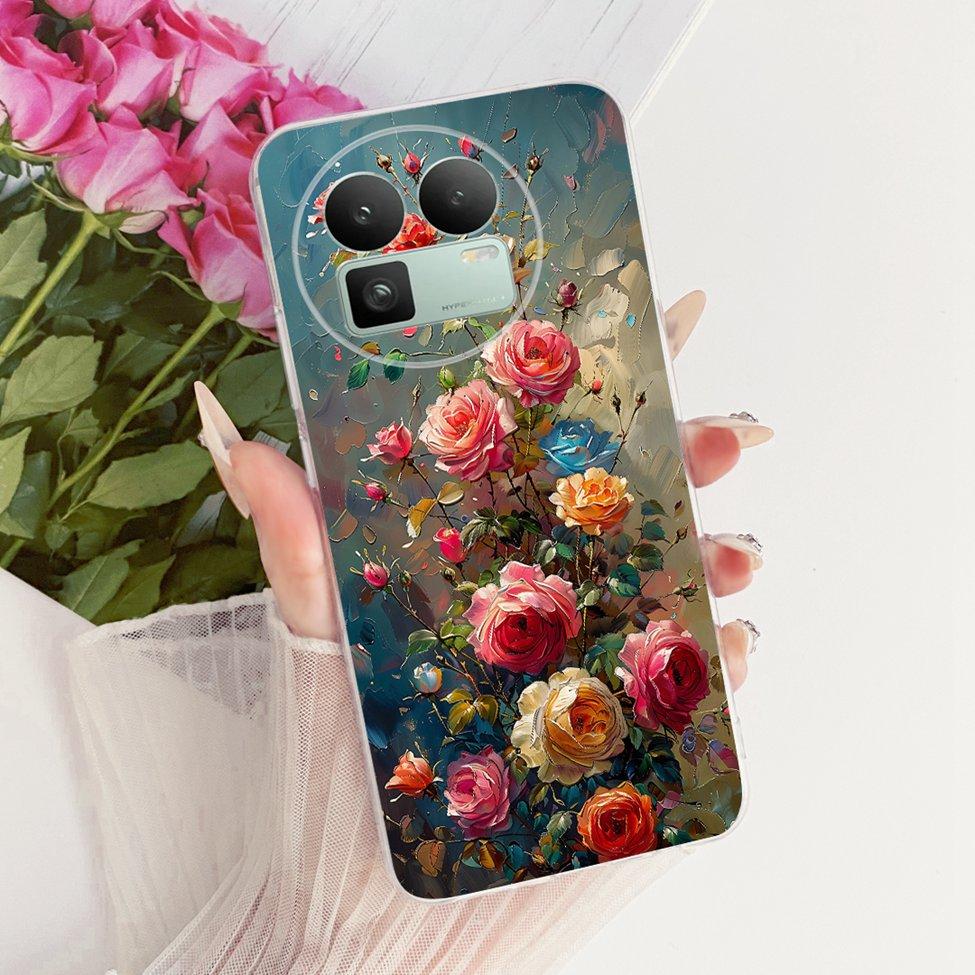 For Realme GT8 Case Cover Cute Cat Fashion Butterfly Luxury Painted Casing For Real me GT8 Bumper