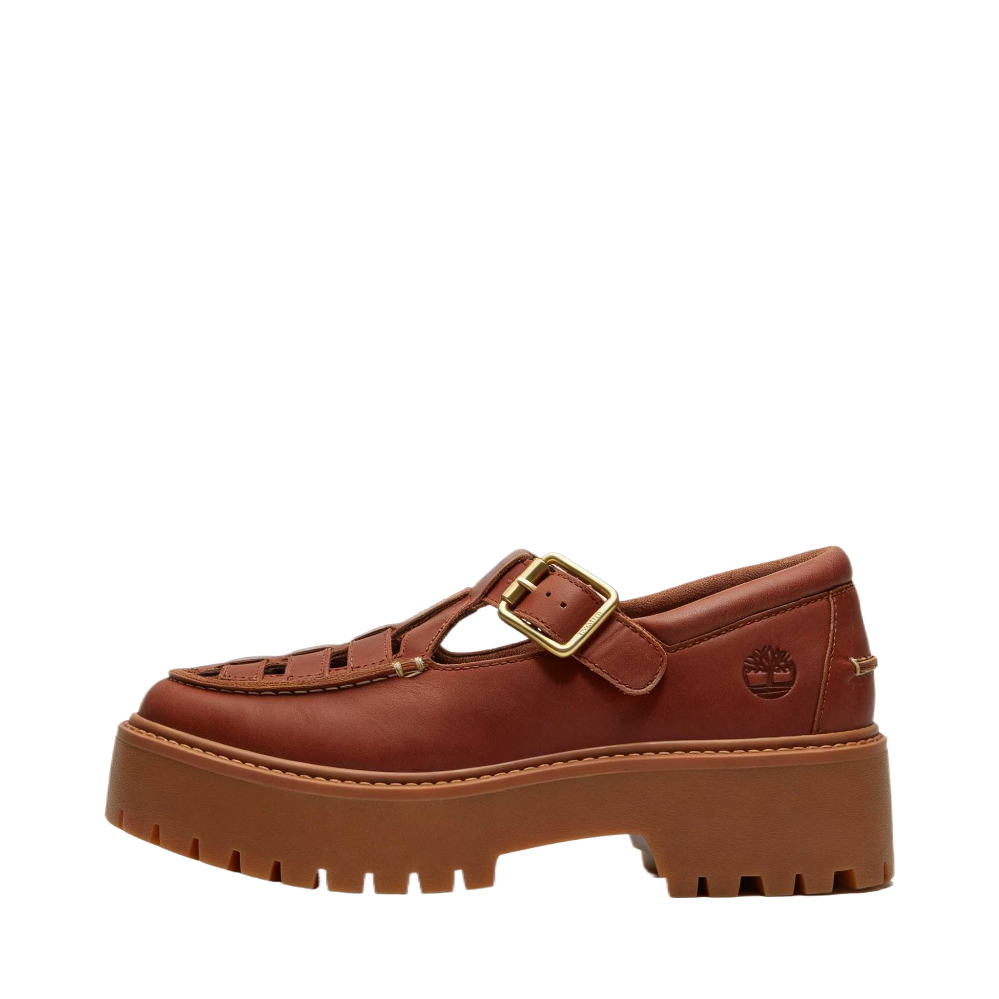 Timberland Leather Stone Street Round Toe Platform Mary Jane Shoes Women shoes TB0A4188EM61 36
