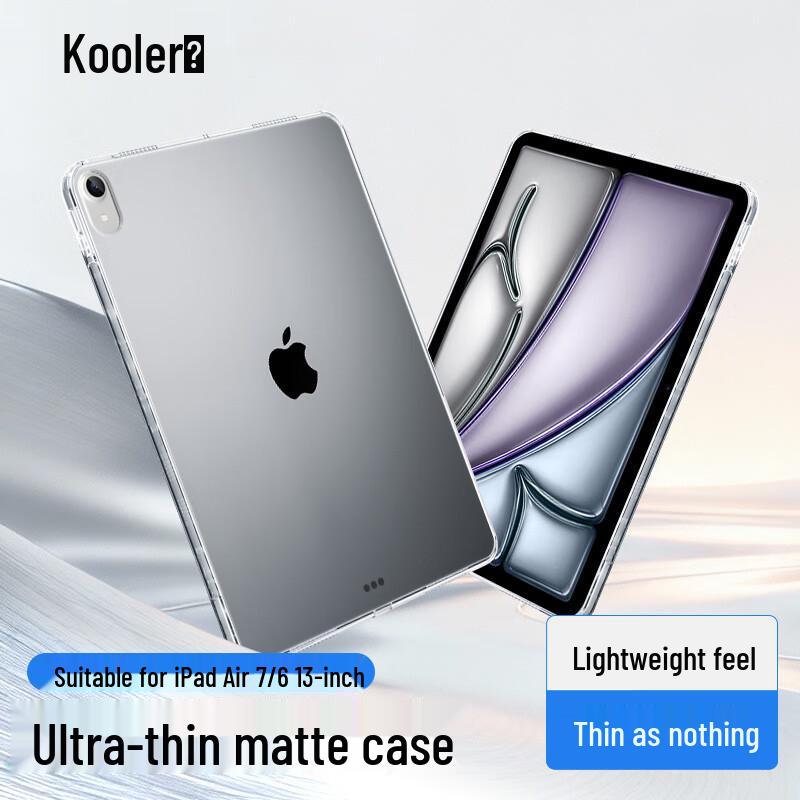 Kulefeng Transparent Anti-Fall TPU iPad Protective Case 13 inch