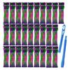 18/28Pcs Magic Heatless Water Wave Hair Curler Texture Automatic Rolling Bar Hair Styling Wave Forming Iron Hair Texturing Tool