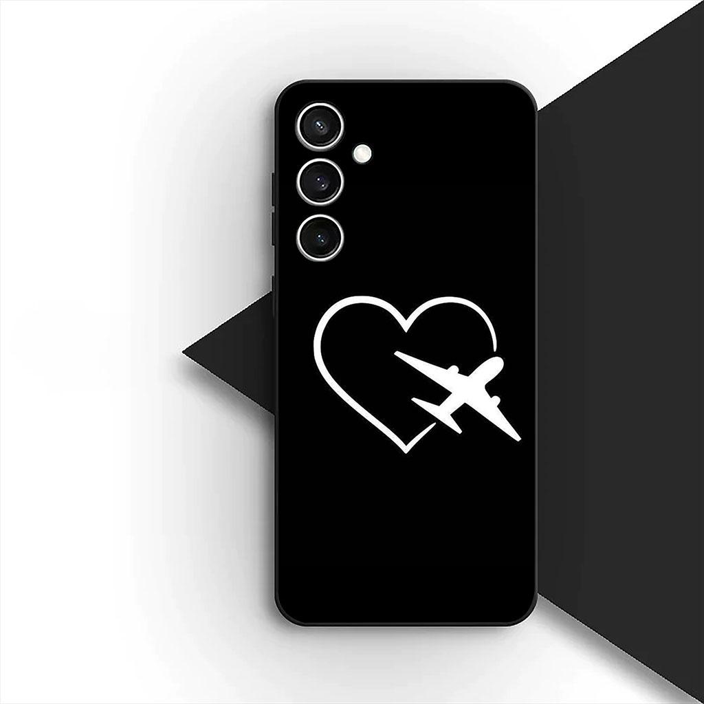Cover for Motorola Moto G86 G57 E14 E15 G14 G34 G35 G84 G24 A54 G15 Power E22 Case Aircraft Travel Airplane Pilot Epaulette