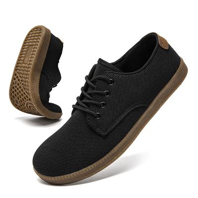 Fashion Fujeak Plus Size 46 Casual Wide Barefoot Shoes Anti Slip Men's Sneakers Minimalist Walking Shoes Ultralight Breathable Footwear