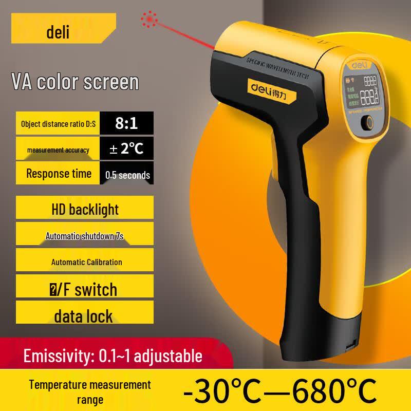 Deli DL333600A Infrared Thermometer