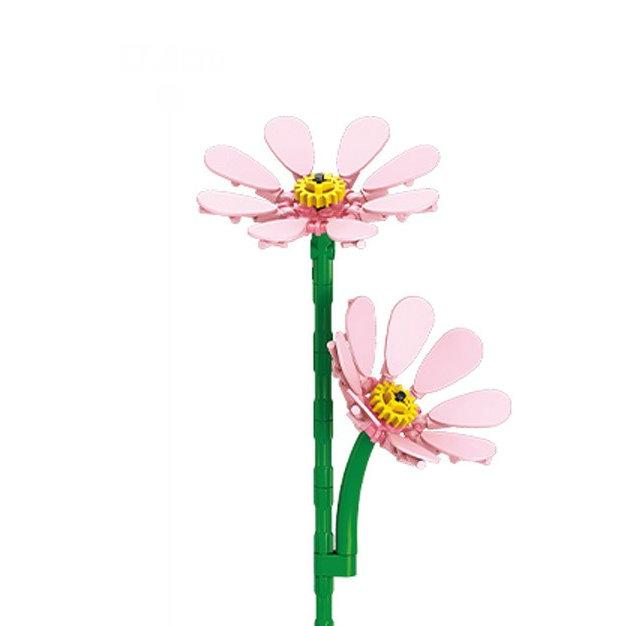 Modello Fiore Bouquet Eterno Blocchi da Costruzione Pianta Decorativa Creativa per Scrivania Casa Assemblare Mattoncini Giocattolo Educativo Regali per Bambine Bambini